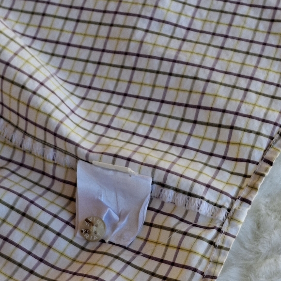 Ariat Pro Series Plaid Brown Tan Button-Down Short Sleeve Shirt Men Size X-Large - Picture 12 of 16